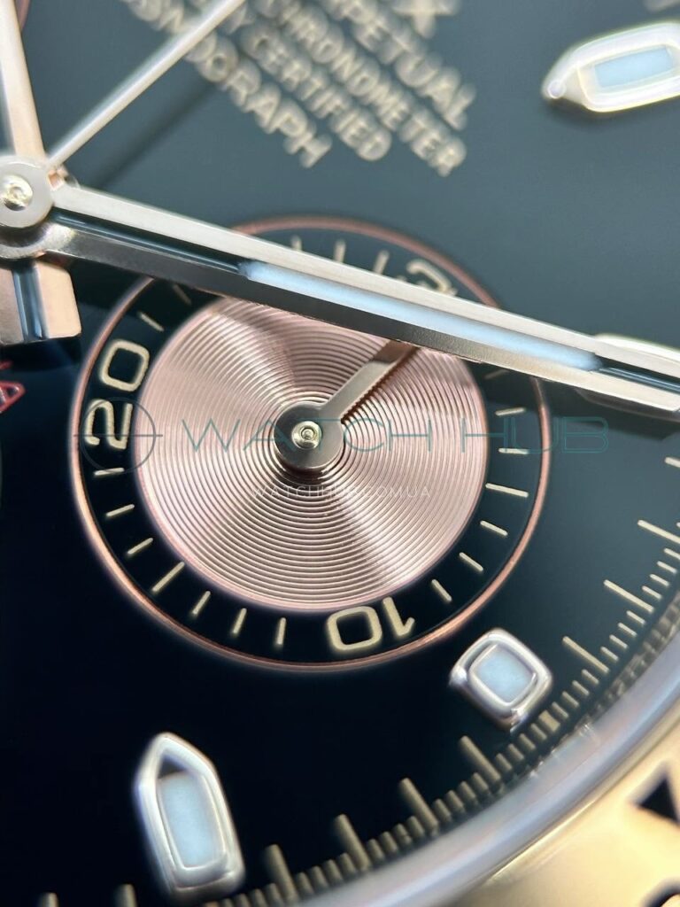 kopja elitnogo cachestva rolex daytona rose gold black dial ref.116505 0008 13 watchhub