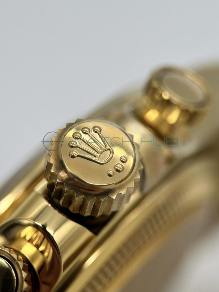 kupit elitnij godinnyk rolex cosmograph daytona 40 mm 4131 yellow gold oyster black m126508 0004 4 watchhub