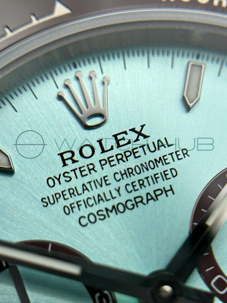 rolex cosmograph daytona 40 mm oyster silver blue dial ref.m126506 0001 17 watchhub