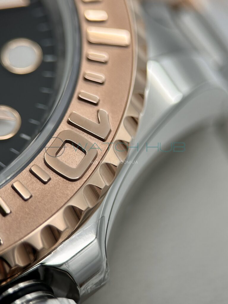 elitnaja replica rolex yacht master 40mm 3235 rose combined black dial ref.m126621 0002 9 watchhub