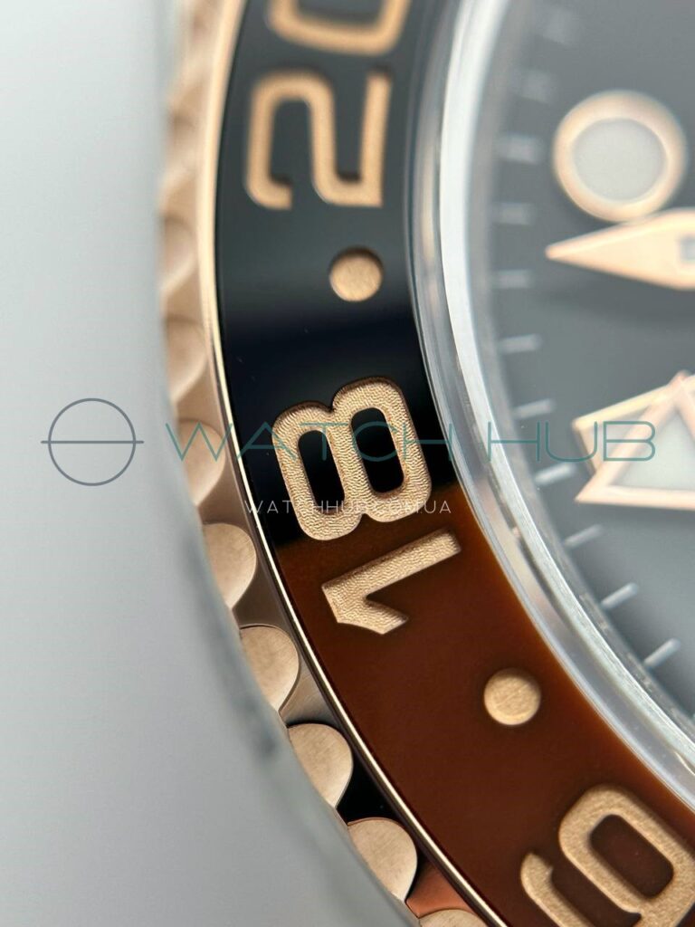 elitnij godinnyk rolex gmt master ii 40 mm rose combined oyster rootbeer ref.m126711chnr 0002 7