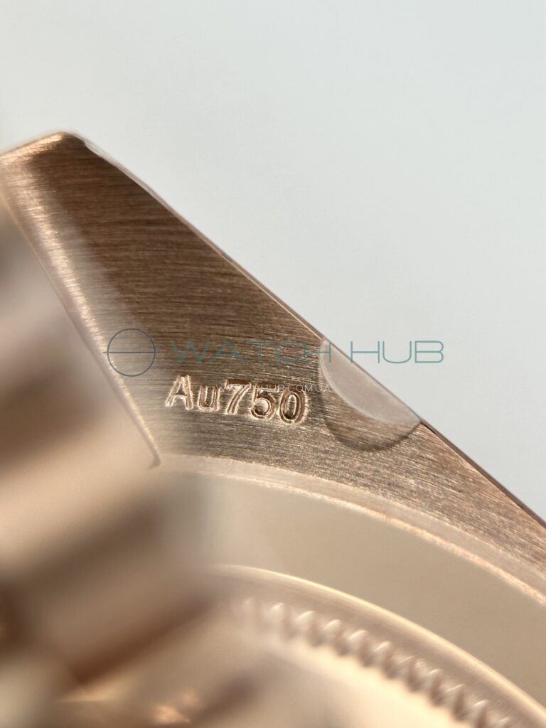 elitnij godinnyk rolex day date 40 mm rose gold slate ombré dial ref.m228235 0055 19 watchhub