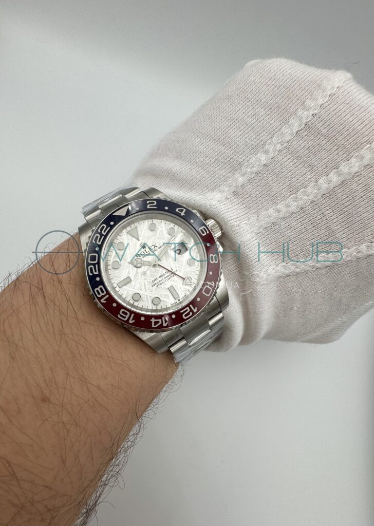 elitnij godinnyk rolex gmt master ii oyster 40 mm meteorite steel dial ref.m126719blro 0002 19