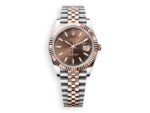 rolex everose rolesor 40 fluted jubille cgocolate watchhub