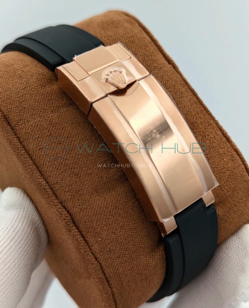 godinnyk rolex yacht master 40 mm everose gold black ref.m126655 0002 12 watchhub