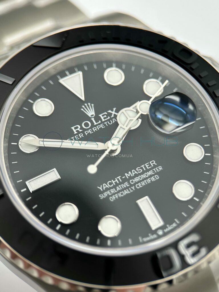 godinnyk rolex yacht master 42 mm rlx titanium black dial ref.m226627 0001 7 watchhub