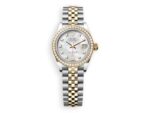 rolex lady datejust yellow rolesor diamonds jubille purple watchhub