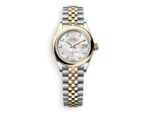 rolex lady datejust yellow rolesor domed jubille purple set watchhub
