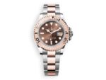 rolex yacht master 40 everose gold oyster chocolate watchhub