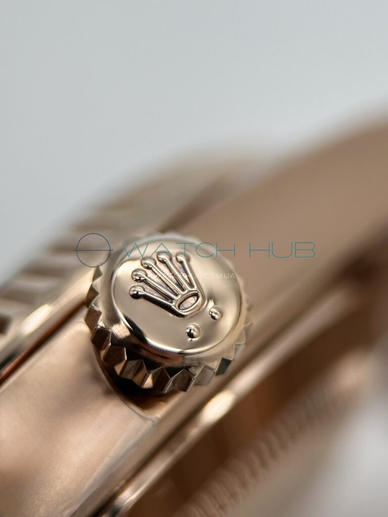 kupit repliku rolex day date 40 mm rose gold slate ombré dial ref.m228235 0055 10 watchhub