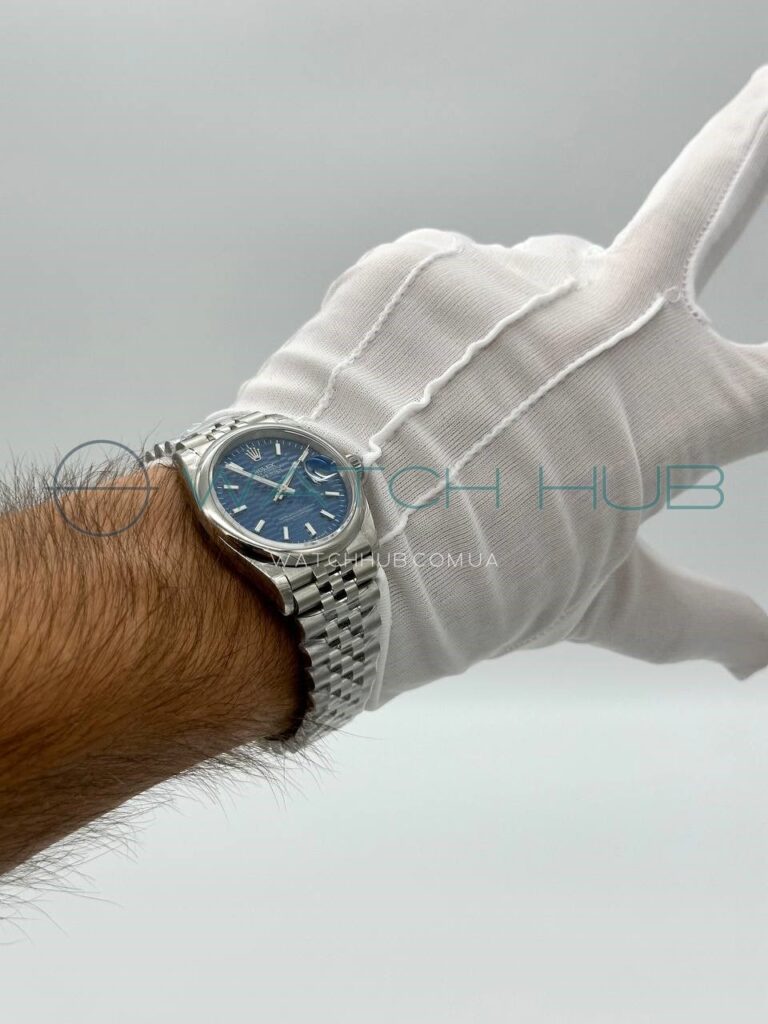 kupit rolex datejust 36 mm jubilee blue dial smooth bezel ref.m126200 0021 20 watchhub