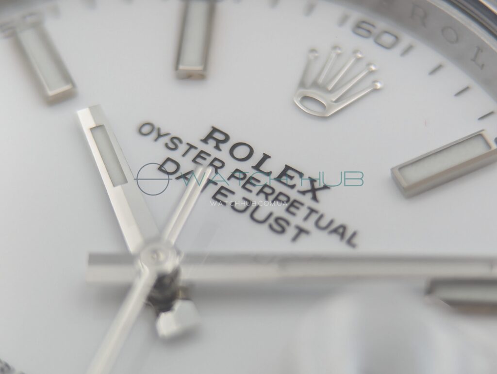 kupit rolex datejust 41 mm oyster white dial smooth bezel ref.m126300 0005 2 watchhub