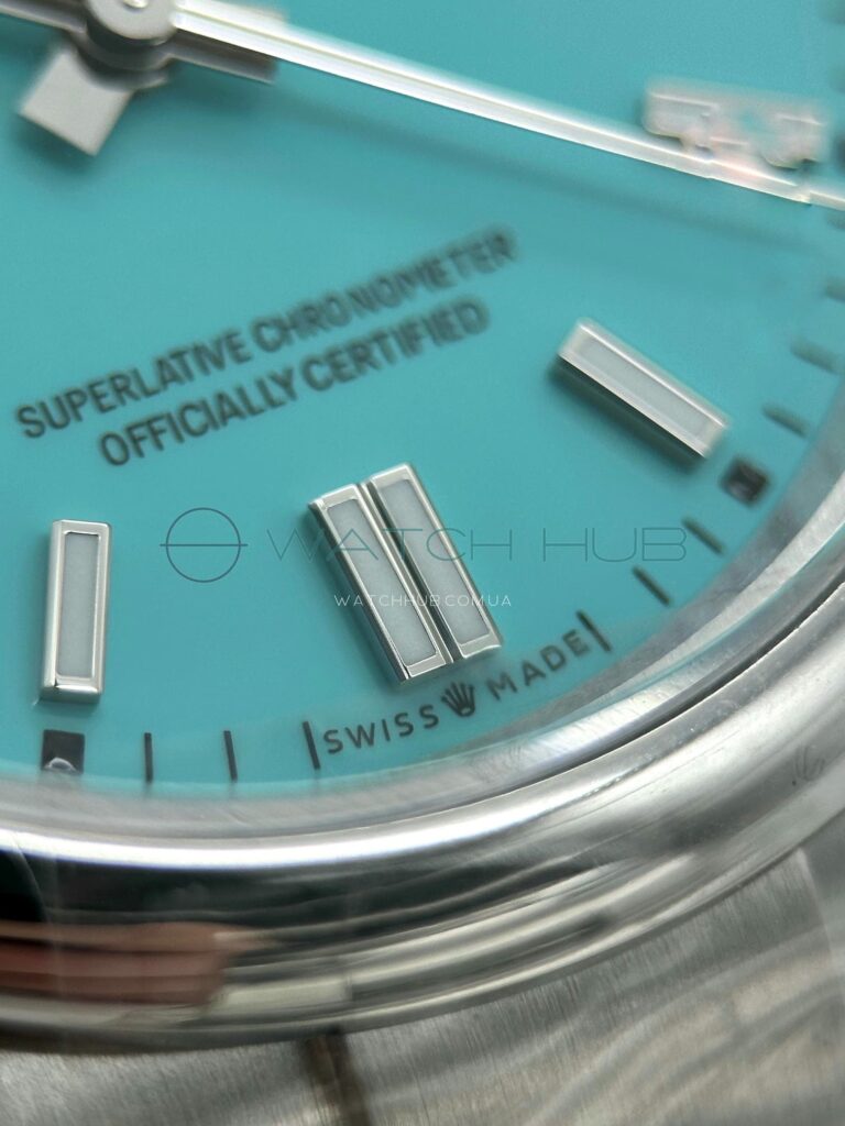 kupit rolex oyster perpetual 36 mm steel tifanny turquoise blue dial ref.m126000 0006 13