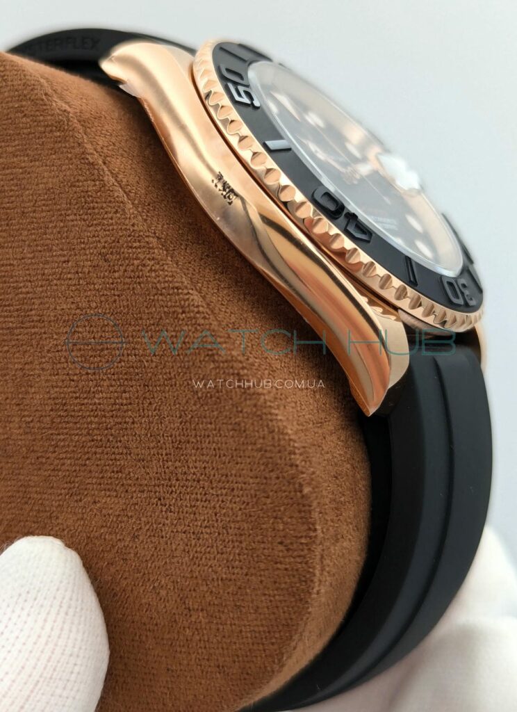 kupit rolex yacht master 40 mm everose gold black ref.m126655 0002 4 watchhub