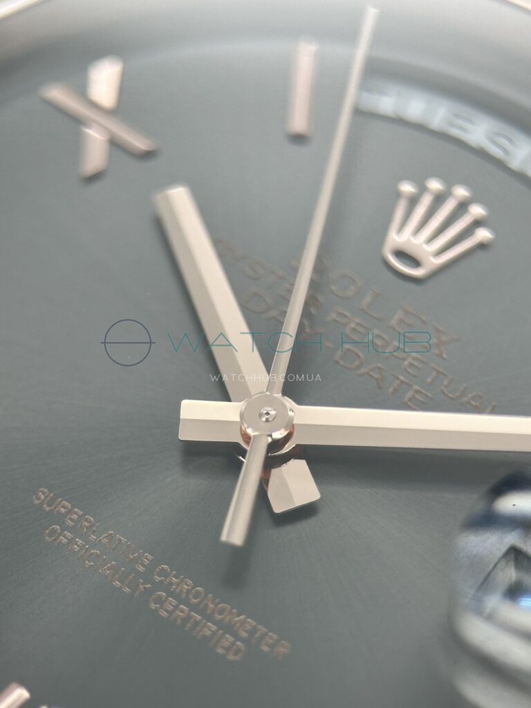 kupit superclon rolex day date 40 mm rose gold slate ombré dial ref.m228235 0055 18 watchhub