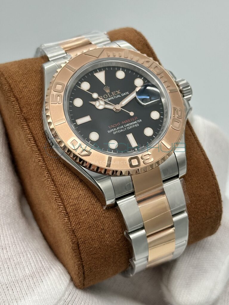 kupit superclon rolex yacht master 40mm 3235 rose combined black dial ref.m126621 0002 15 watchhub