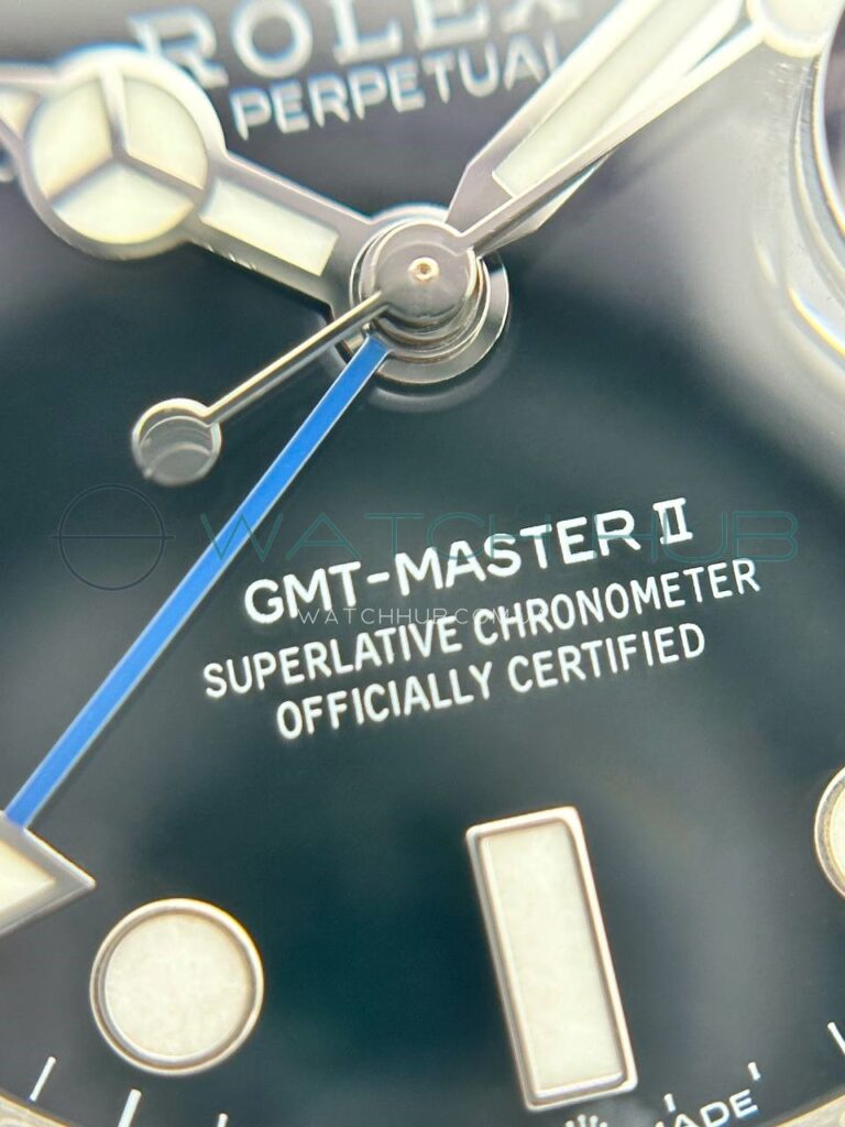 legendarnij superclon rolex gmt master ii 40 mm batman jubilee ref.m126710blnr 0002