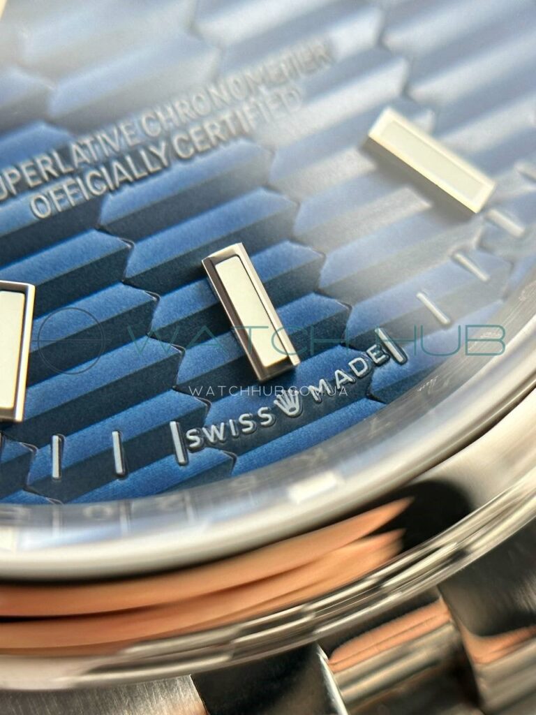 replika rolex datejust 36 mm jubilee blue dial smooth bezel ref.m126200 0021 3 watchhub