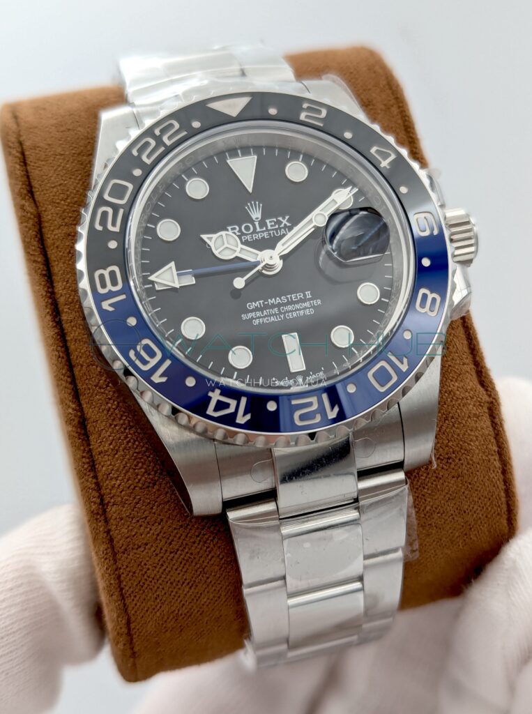 replika rolex gmt master ii 40 mm oyster batman ref.m126710blnr 0003 5
