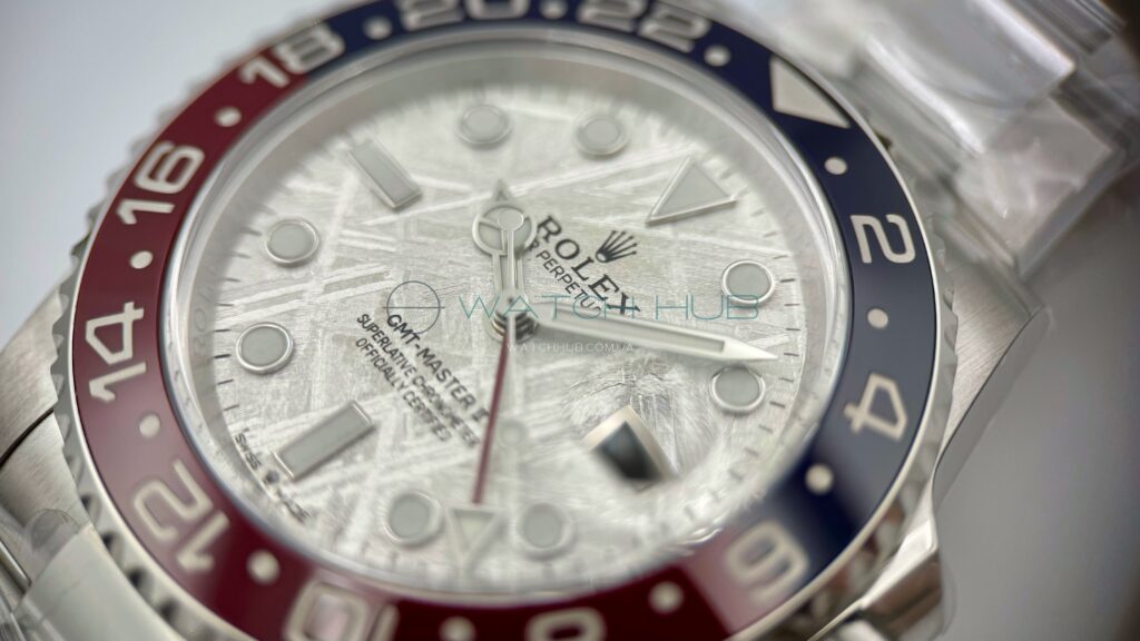 replika rolex gmt master ii oyster 40 mm meteorite steel dial ref.m126719blro 0002 6