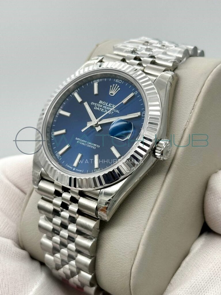 rolex datejus 41 mm jubilee blue dial ref (1) watchhub