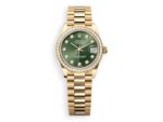 rolex datejust 31 yellow gold diamonds set president oliva set watchhub