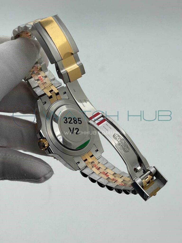superclon rolex gmt master ii 40 mm yellow combined black grey jubilee ref.m126713grnr 0001 5