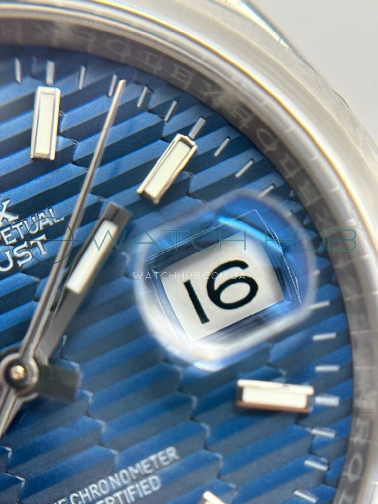 tochna kopiya rolex datejust 36 mm jubilee blue dial smooth bezel ref.m126200 0021 1 watchhub