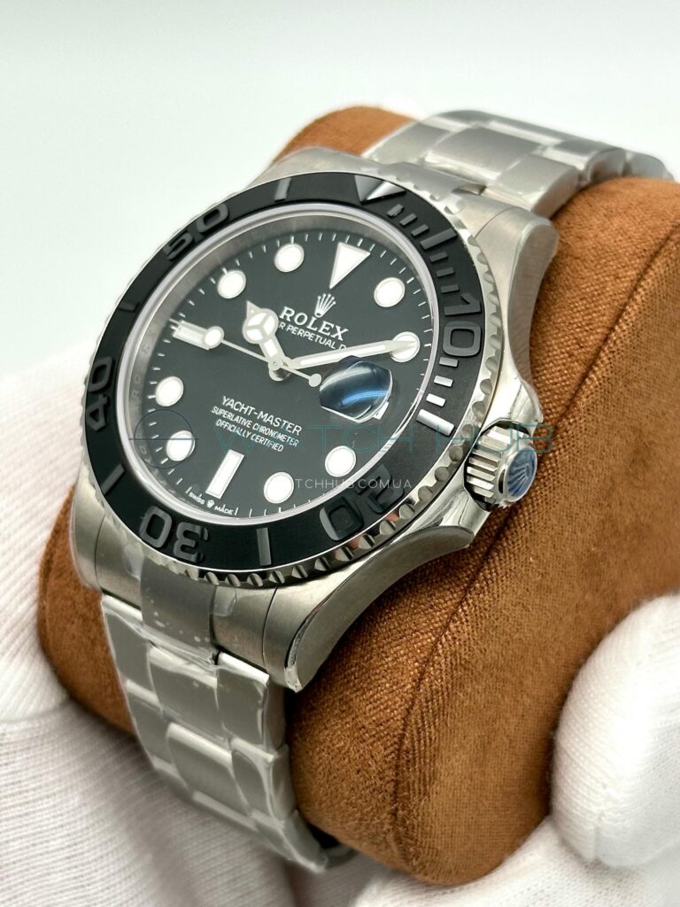 tochna kopiya rolex yacht master 42 mm rlx titanium black dial ref.m226627 0001 20 watchhub