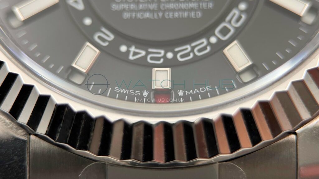 tochna kopiya rolex sky dweller 42 mm oyster black dial ref.m326934 0005 5 watchhub