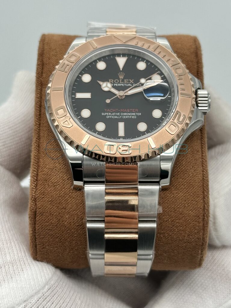 tochna kopiya rolex yacht master 40mm 3235 rose combined black dial ref.m126621 0002 1 watchhub