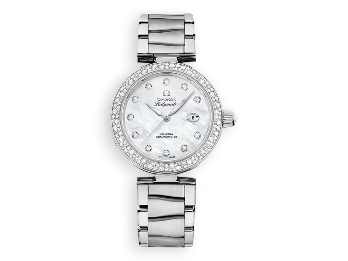 godynnyk omega de ville ladymatic co axial chronometer 34 mm 42535342055002 watchhub