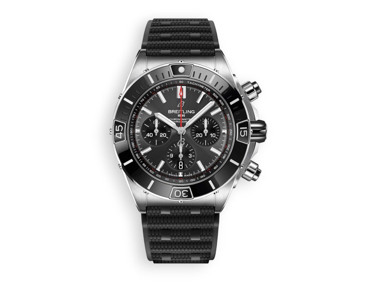 prydbaty breitling super chronomat b01 44 mm ab0136251b2s1 watchhub