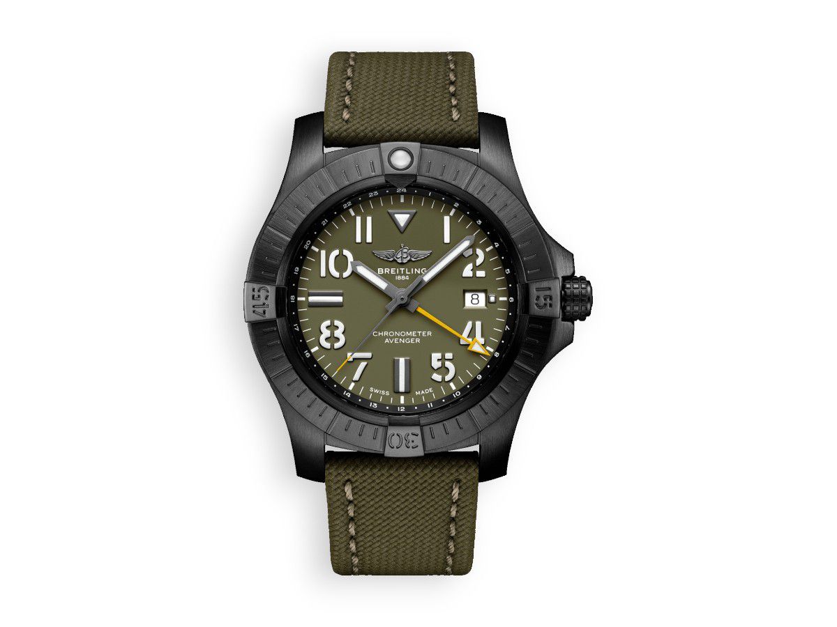 godinnyk v323952a1l1x2 breitling avenger automatic gmt 45 night mission limited edition arr 2 watchhub