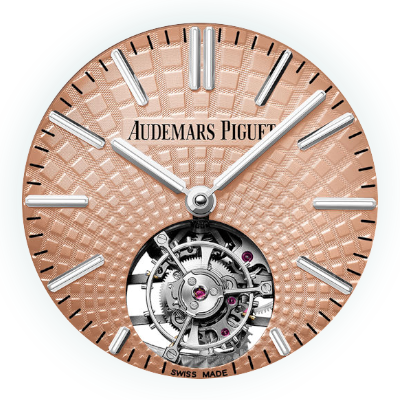 Audemars Piguet Royal Oak Selfwinding Flying Tourbillon 41 mm ref.26531TI.OO.1220TI.01 dial