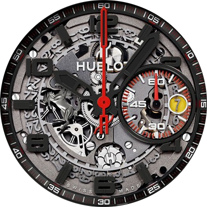 Hublot Big Bang Unico Ferrari 45 mm Ref.401.CX.0123.VR dial view