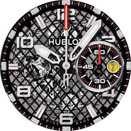 Hublot Big Bang Unico Ferrari 45 mm Ref.401.FX.1123.VR dial view