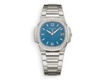 patek philippe nautilus 7010 32 quartz light blue dial ref.7010 1g 013 main face Photoroom