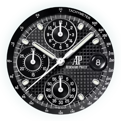 AP Royal Oak Offshore Flyback Chronograph Ceramic 26238 26238CE.OO.1300CE.01 main dial