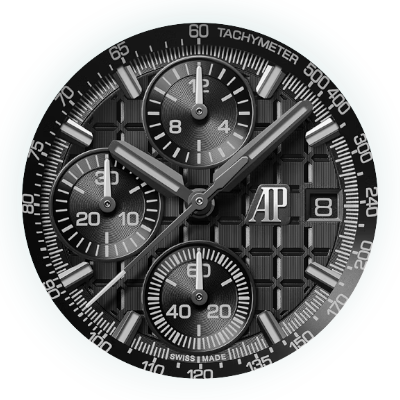 AP Royal Oak Offshore Flyback Chronograph Ceramic 26238 26238CE.OO.1300CE.02 main dial