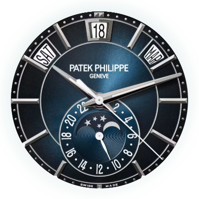 Patek Philippe Complicated Watches Annual Calendar 5205 main dial