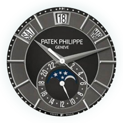 Patek Philippe Complicated Watches Annual Calendar 5205G 001 main dial