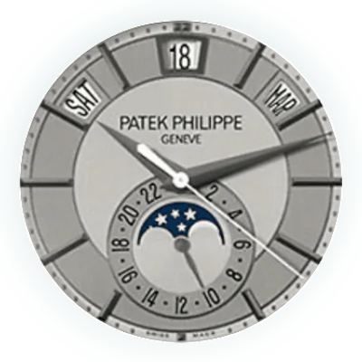 Patek Philippe Complicated Watches Annual Calendar 5205G 001 main dial