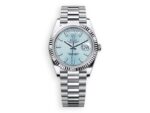Rolex Day Daye 40 mm Guilloche Ice Blue Diual 228236 0005