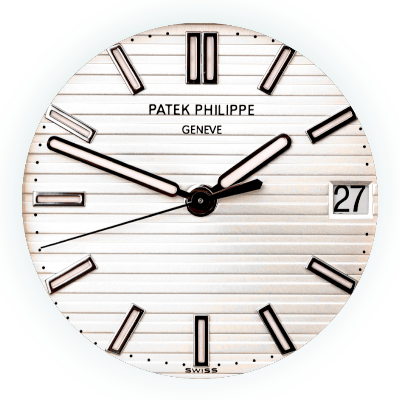 Patek Philipe Nautilus 5711 Rose Gold White Dial ref.5711R 002 5711j 001 2008 main dial