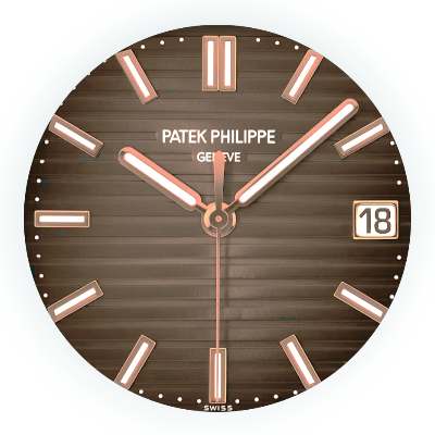 Patek Philipe Rose Gold Brown Strap Brown Dial 5711r 001 2015 main dial