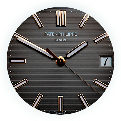 patek philippe nautilus 5711 rose gold dark grey dial ref.5711 1r 001 2008 main dial