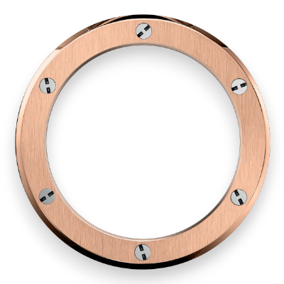 gold bezel