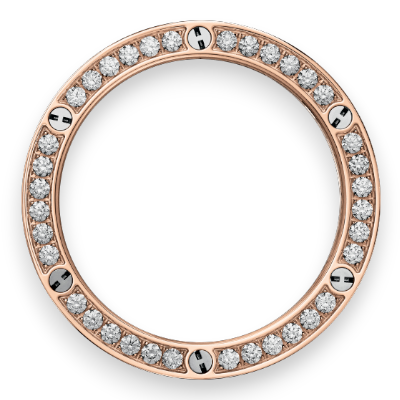 gold diamond bezel