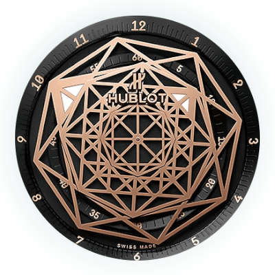 Hublot Big Bang Sang Bleu Gold Dial ref.415.OX.1118.VR.MXM17 main dial